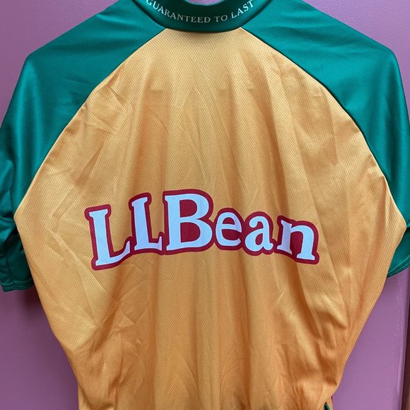 L.LBean Vomax Cycling Jersey Men’s Medium Full Zip Elastic Waist Back Pockets - Picture 4 of 5